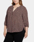 Фото #3 товара Plus Size Pintuck Blouse