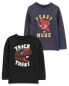 Фото #1 товара Kid 2-Pack Holiday Graphic Tees XL