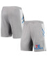 Фото #2 товара Men's Gray Philadelphia 76ers Stature Shorts