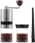 Фото #4 товара Silberthal Manual Coffee Grinder, Adjustable Grinding Level, Stainless Steel and Glass Hand Grinder