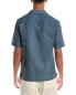 Фото #2 товара Theory Daze Linen-Blend Shirt Men's Blue L