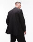 Topman oversized wool suit jacket in black Черный, Chest 42 Regular - фото #4