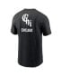 ფოტო #2 პროდუქტის Men's Black Chicago White Sox City Connect 2-Hit T-Shirt