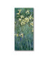 Claude Monet 'The Yellow Irises' Canvas Art - 47" x 20"