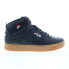 Фото #1 товара Fila V-10 Lux 1CM00881-031 Mens Black Leather Lifestyle Sneakers Shoes