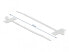 Delock 18954 - Parallel entry cable tie - Polyamide - White - -40 - 85 °C - 10 cm - 2.5 mm