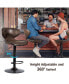 Set of 2 Adjustable Bar Stools Swivel Bar Chairs