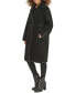 Фото #6 товара Women's Faux-Leather-Trim Teddy Coat