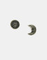 Фото #1 товара Classics 77 sun and moon stud earrings in gold