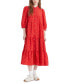 Фото #1 товара Women's Cynthia Button-Front A-Line Midi Dress