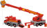 Dickie Simba Fireman Sam 2-in-1 rescue crane, toy vehicle (red/yellow)