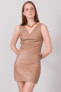 Фото #11 товара Женское мини платье с поясом Factory Price