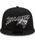 Men's Black Tampa Bay Buccaneers Graffiti Script 9FIFTY Snapback Hat