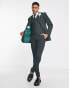 Фото #8 товара Noak 'Camden' super skinny premium fabric suit waistcoat in mid green with stretch
