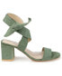 ფოტო #2 პროდუქტის Women's Hether Block Heel Sandals