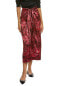 Фото #1 товара Ganni Satin Silk-Blend Midi Skirt Women's