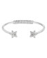 ფოტო #1 პროდუქტის Silver-Tone Crystal Star Spring Bracelet