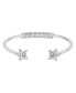 Фото #1 товара Silver-Tone Crystal Star Spring Bracelet