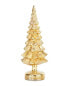Фото #1 товара Ch 13 Inch Gold Led Mercury Glass Tree On Pedestal