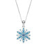 Beautiful girl´s necklace Snowflake Frozen CS00012SRJL-P.CS