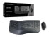 Фото #2 товара Conceptronic ORAZIO ERGO Wireless Ergonomic Keyboard & Mouse Kit - Portuguese layout - Full-size (100%) - RF Wireless - QWERTY - Black - Mouse included