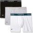 Фото #1 товара Lacoste 296207 Men's Casual Classic 3 Pack Cotton Stretch Boxer Briefs Size M