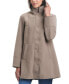 Фото #2 товара Women's Two-Tone Hooded Raincoat