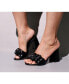 Фото #2 товара Women's Noie Ruched Strap Block Heel Sandals