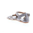 Фото #12 товара Bed Stu Mabely F373038 Womens Gray Leather Hook & Loop Strap Sandals Shoes