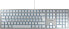 Фото #1 товара Клавиатура Беспроводная CHERRY KC 6000 SLIM FOR MAC  USB QWERTZ Немецкий Серебряный JK-1610DE-1