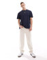 Weekday oversized t-shirt in navy