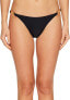 Фото #1 товара Купальник с бантом Kate Spade New York Shirred Bikini Swim Bottom черный, размер Large 177431