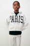 Paris hoodie with zip