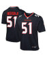 Фото #1 товара Youth Will Anderson Jr. Navy Houston Texans Game Jersey
