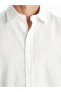 SOUTHBLUE Regular Fit Uzun Kollu Keten Karışımlı Erkek Gömlek