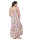 ფოტო #4 პროდუქტის Maternity Ruffle Sleeve Tiered Maxi Dress