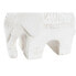 Фото #2 товара Декоративная фигура DKD Home Decor Слон Восточный Белый из магния (40 x 23 x 56 см)