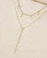 Фото #2 товара ETTIKA ariella Glass Crystal Layered Lariat Women's Necklace Set