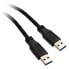 Фото #1 товара InLine USB 3.0 Kabel, A auf A, schwarz - 1,5m