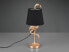 Фото #7 товара Настольная офисная лампа MeineWunschleuchte Ausgefallene Tischlampe в золотом и черном цветах