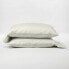 Фото #1 товара Наволочка Casaluna Standard 500 Thread Count Washed Supima Sateen Solid Pillowcase Set Natural