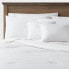 Фото #1 товара 5pc Full/Queen Westmont Waffle Stripe Comforter Bedding Set White - Threshold