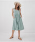 Фото #1 товара Organic Cotton Relaxed Slub Henley Tank Dress