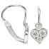 Baby Earrings White Gold Hearts 239 001 00485 07
