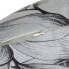 Подушка полиэстер Хлопок Белый Чёрный Листья 45 x 30 cm