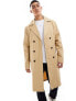 ONLY & SONS trench coat in beige