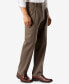 Фото #3 товара Men's Big & Tall Easy Classic Pleated Fit Khaki Stretch Pants
