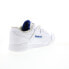 Фото #15 товара Reebok Workout Plus Mens White Leather Lace Up Lifestyle Sneakers Shoes