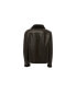 Фото #3 товара Men's Fashion Leather Jacket Wool, Brown