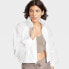 Фото #4 товара Women's Windbreaker Full Zip Jacket - All In Motion White XL